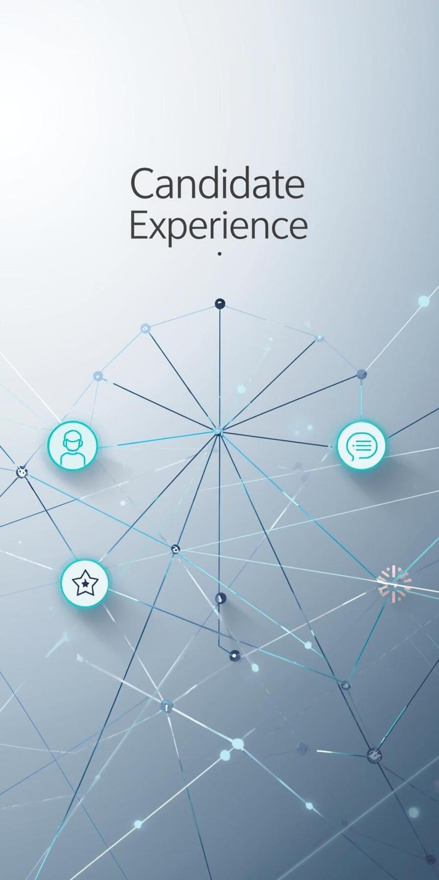 "Symbolgrafik für Bewerbungsprozesse oder Talentinteraktion."